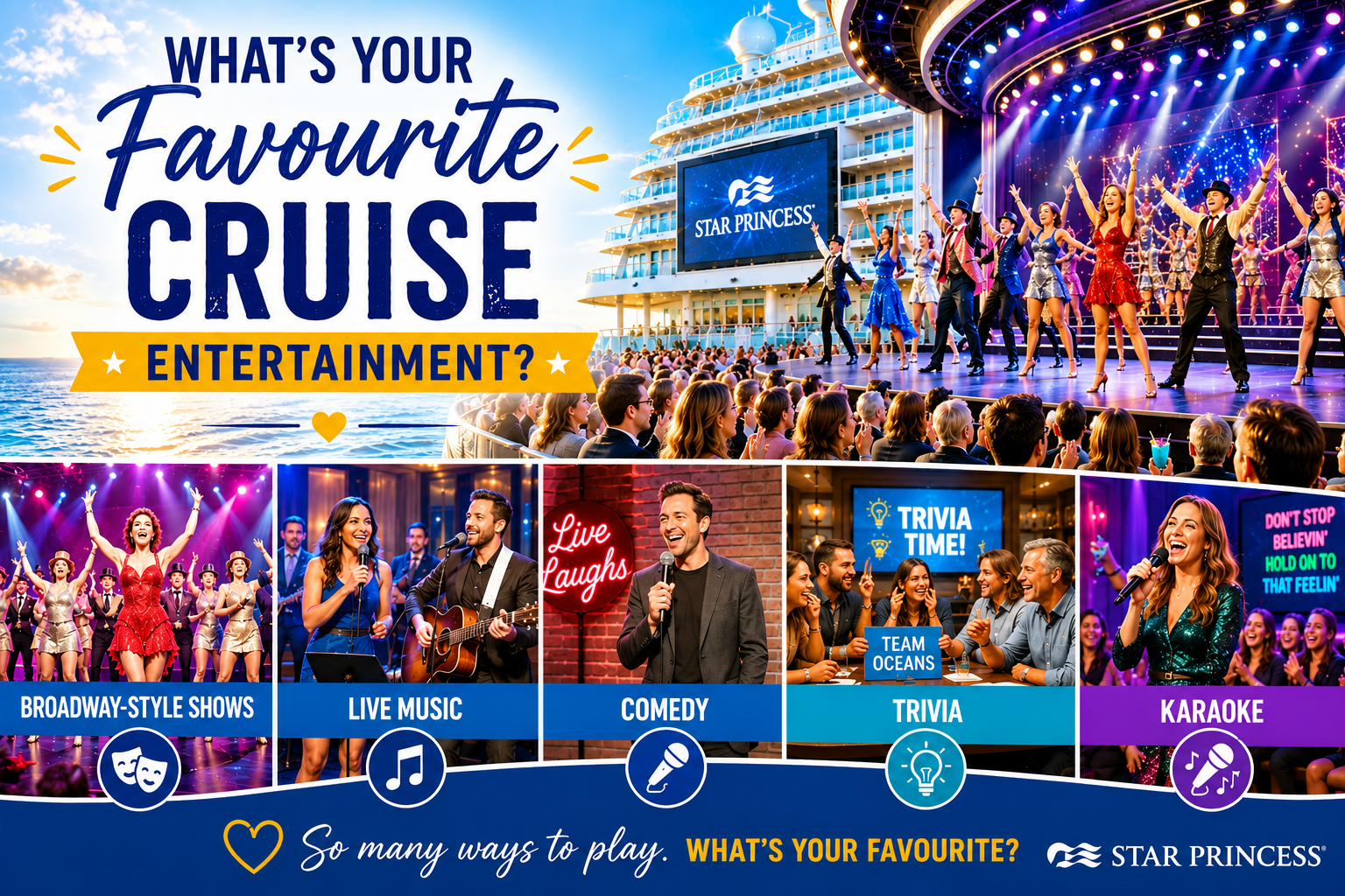 Entertainment aboard Star Princess